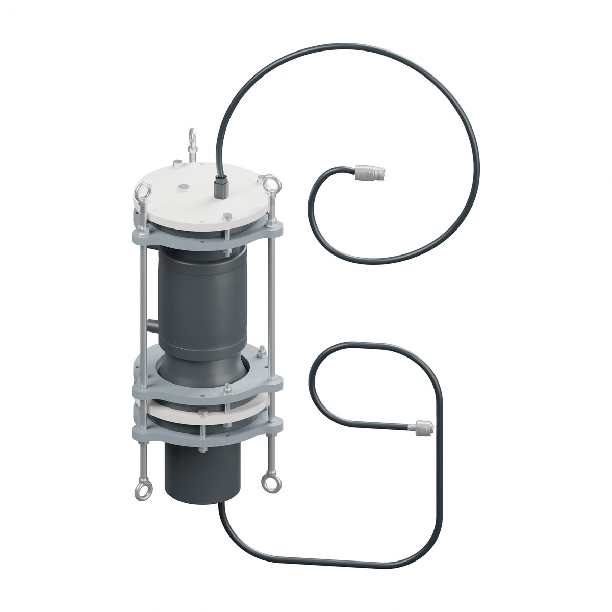 One netH2O POD with built-in temperature sensor and upper and lower cables. Sold individually.