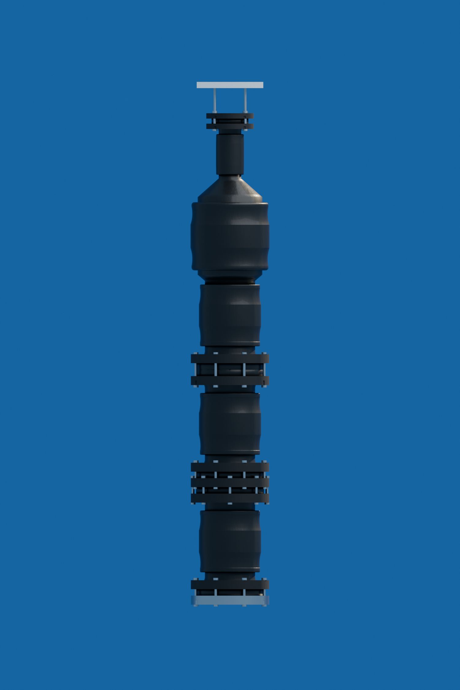 netH₂O B100-5 technical side catalog render