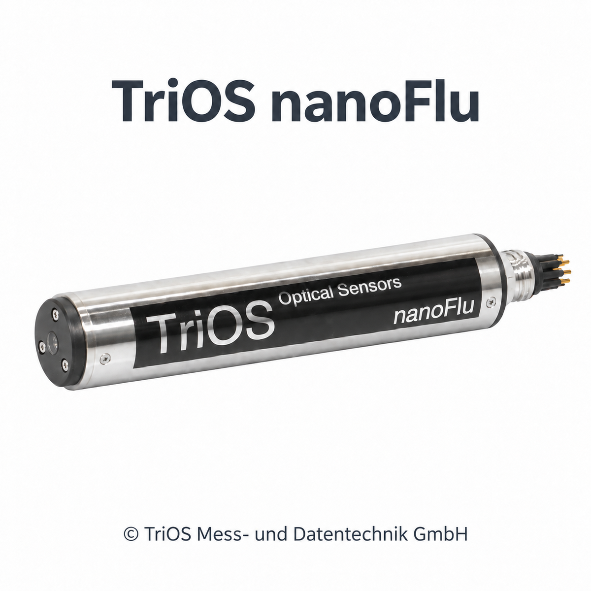 TriOS nanoFlu family sensor for the netH₂O chlorophyll-a application pack. © TriOS Mess- und Datentechnik GmbH.